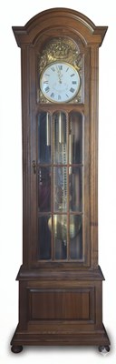Lot 48 - A Louis XV-style Oak and Brass-mounted Comtoise Longcase Clock

France, circa 1945