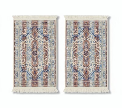 Lot 99 - A PAIR OF 20TH CENTURY ORIENTAL OR TRIBAL STYLE WOOL CARPETS
Woven wool.