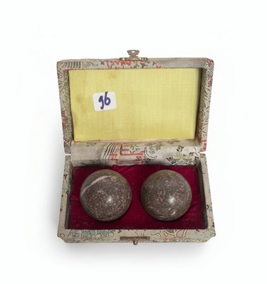 Lot 137 - A Pair of 20th-Century Tibetan Prayer Balls