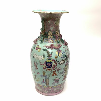 Lot 139 - A Famille Rose Porcelain Vase
China, 19th Century