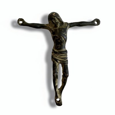 Lot 149 - Small cast and patinated bronze Christ
Flanders, 17th century