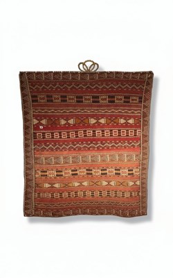 Lot 155 - A Mid-20th Century Middle Eastern or North African Geometric Textile