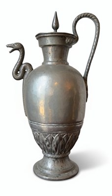 Lot 159 - A Louis XIV Pewter Ewer with Fleur-de-lis Marks