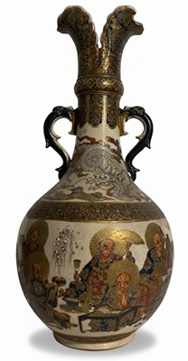 Lot 170 - A large satsuma ceramic vase
Japan, Meiji period (1868 - 1912)