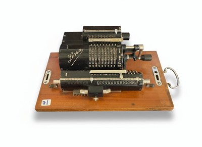 Lot 180 - A Vintage 'Lipsia' Mechanical Adding Machine