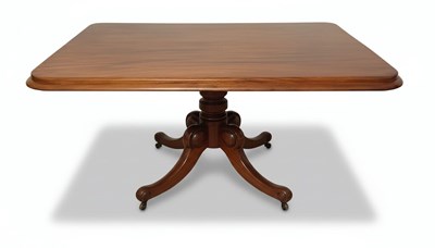 Lot 183 - A 19th-20th Century English Pedestal Dining Table