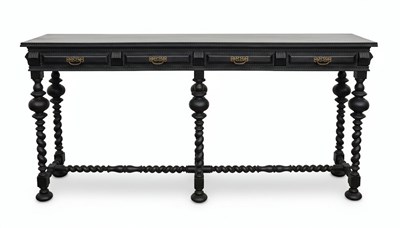 Lot 184 - A Portuguese-Style Painted Wood Console Table
