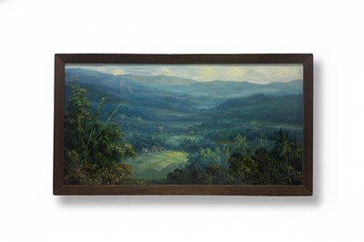 Lot 68 - Basar Idjonati (Indonesian, Active c. 1901–1940) Indonesian Landscape
