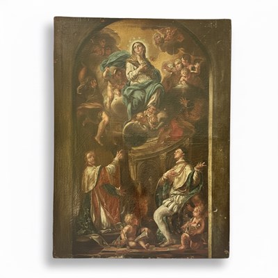 Lot 19 - The Virgin and Saint Louis, King of France