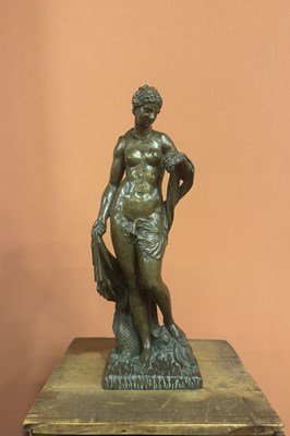 Lot 43 - A Cast and Patinated Bronze Figure of Amphitrite