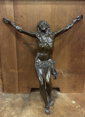 Lot 41 - A Cast and Patinated Bronze Figure of the Cristo Vivo
