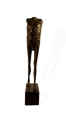 Lot 10 - An Expressive Patinated Plaster or Terracotta Figure on Stand