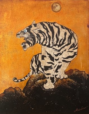 Lot 77 - ANH DAO- “Tiger in the Moonlight”
