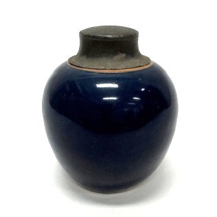 Lot 168 - A Chinese Monochrome Porcelain Jar with Cover