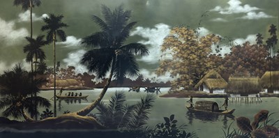 Lot 79 - Trần Hà (Trần Văn Hà, 1911-1974, or an artist from the Thủ Dầu Một School)