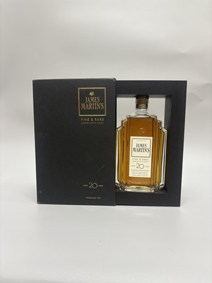 Lot 352 - James Martin’s Fine & Rare 20 Years Old Blended Scotch Whisky - with Case.