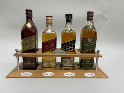 Lot 351 - Johnnie Walker – Whisky Collection (Red Label, Black Label, Pure Malt, Gold Label)