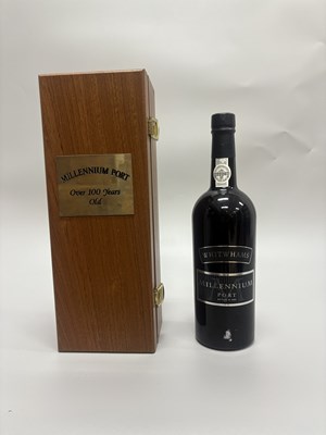 Lot 257 - Whitwhams Millennium Port – Over 100 Years Old, Bottled in 2000, with Wooden Case.