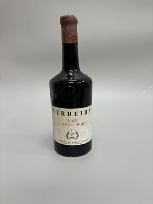Lot 247 - Ferreira Vintage Port 1963