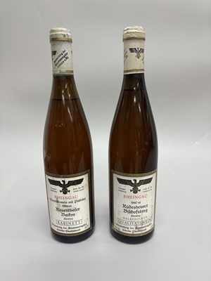 Lot 323 - Rheingau Riesling Duo – 1986 & 1987, Germany (2bottles)