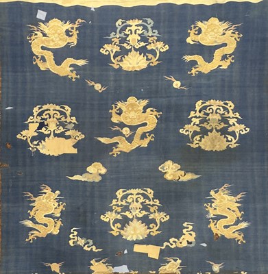 Lot 112 - A Four-Clawed Dragons Kesi Textile