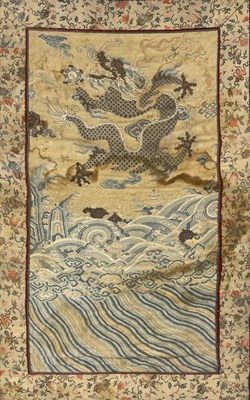 Lot 126 - A Rare Imperial Dragon Panel
