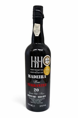 Lot 212 - Henriques & Henriques Terrantez 20 Years Old Madeira Wine