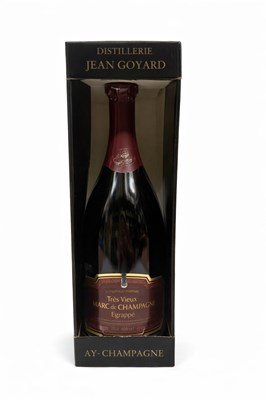 Lot 182 - Jean Goyard “Très Vieux” Marc de Champagne – Egrappé