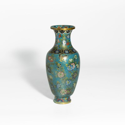 Lot 115 - A Fine Cloisonné Enamel and Gilt-Bronze Vase